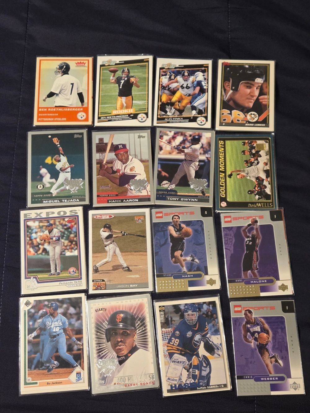 VINTAGE 160+ SPORTS TRADING CARDS (MLB, NFL, NHL, NBA)